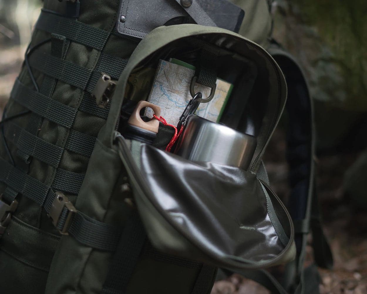 Side Pouch sivutasku, 6 L, ruskea, view: 3