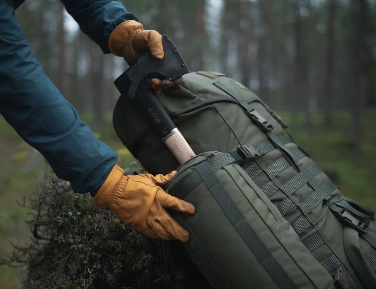 Side Pouch sivutasku, 8 L, vihreä, view: 2