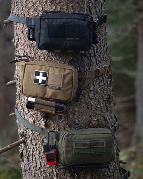 Kukkaro Hip Pack vyölaukku, Black, view: 6