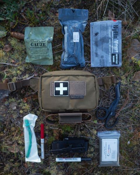 Kukkaro Hip Pack vyölaukku, Black, view: 5