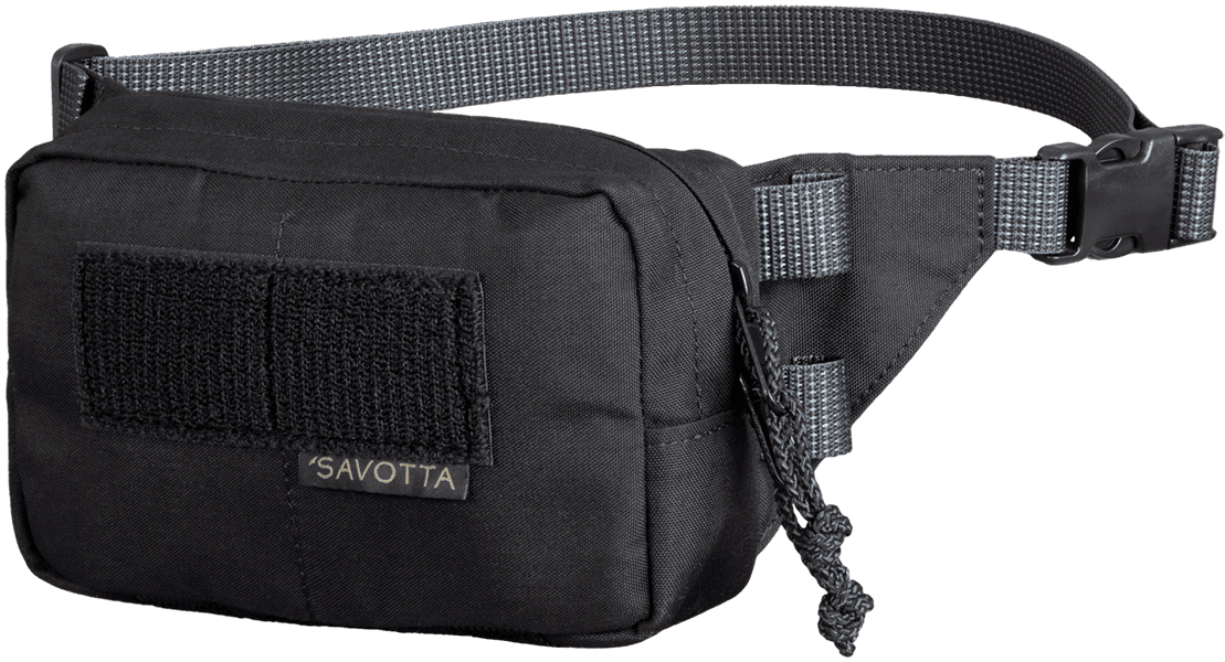 Kukkaro Hip Pack vyölaukku, Black, view: 0