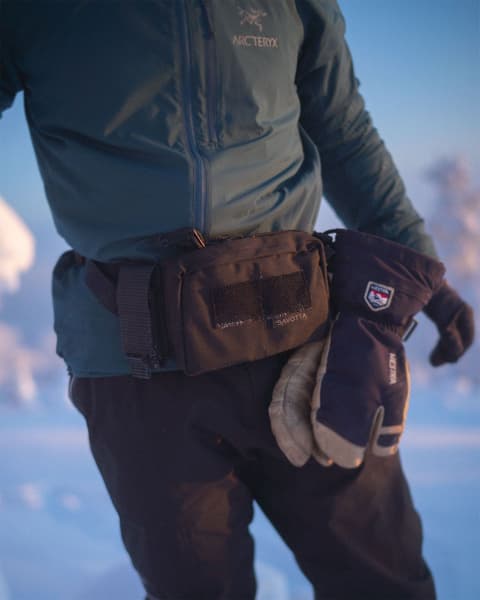 Kukkaro Hip Pack vyölaukku, Black, view: 7