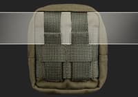 Zipped GP pouch 2x2 säilytyspussi, Black - view: 2