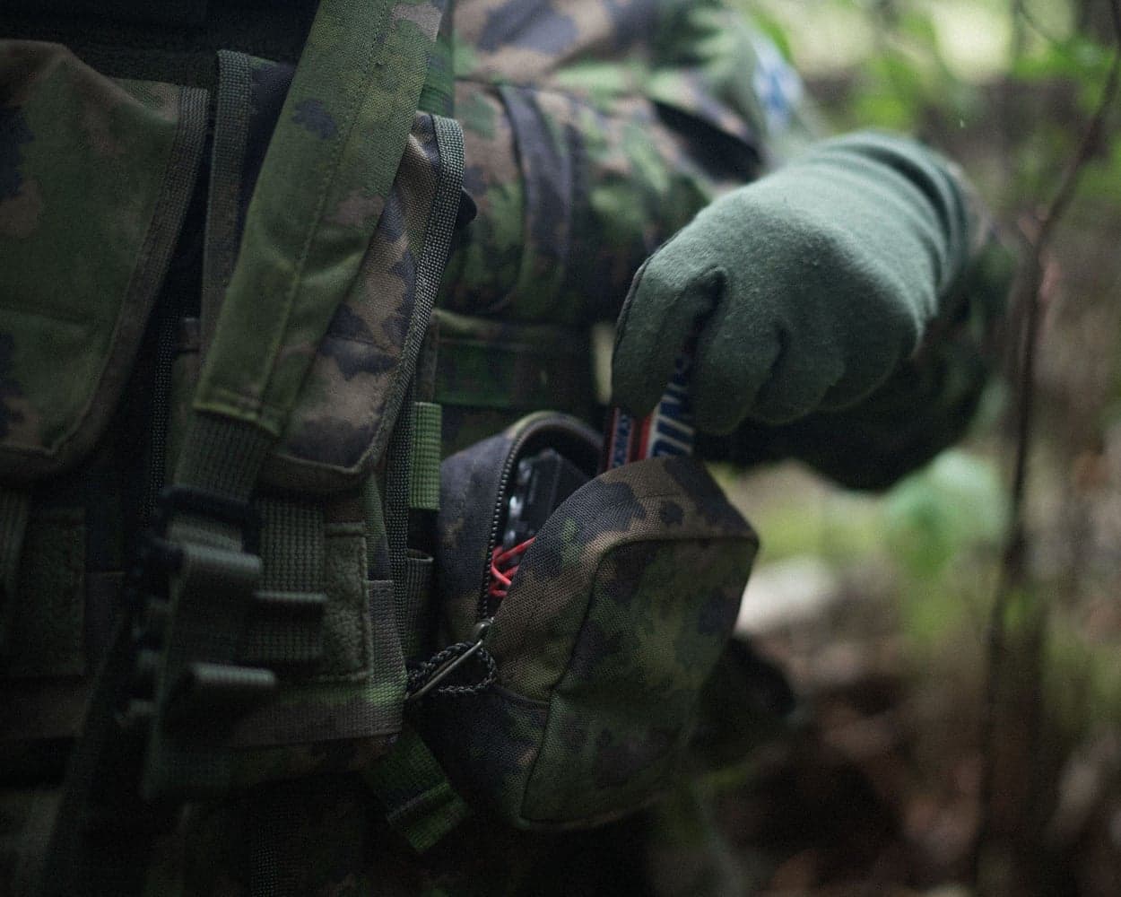 Zipped GP pouch 2x2 säilytyspussi, Green, view: 8