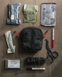 Zipped GP pouch 3x3 säilytyspussi, Green - view: 3