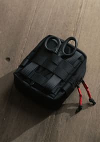 Zipped GP pouch 3x3 säilytyspussi, Black - view: 4