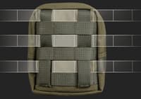 Zipped GP pouch 3x3 säilytyspussi, Green - view: 1