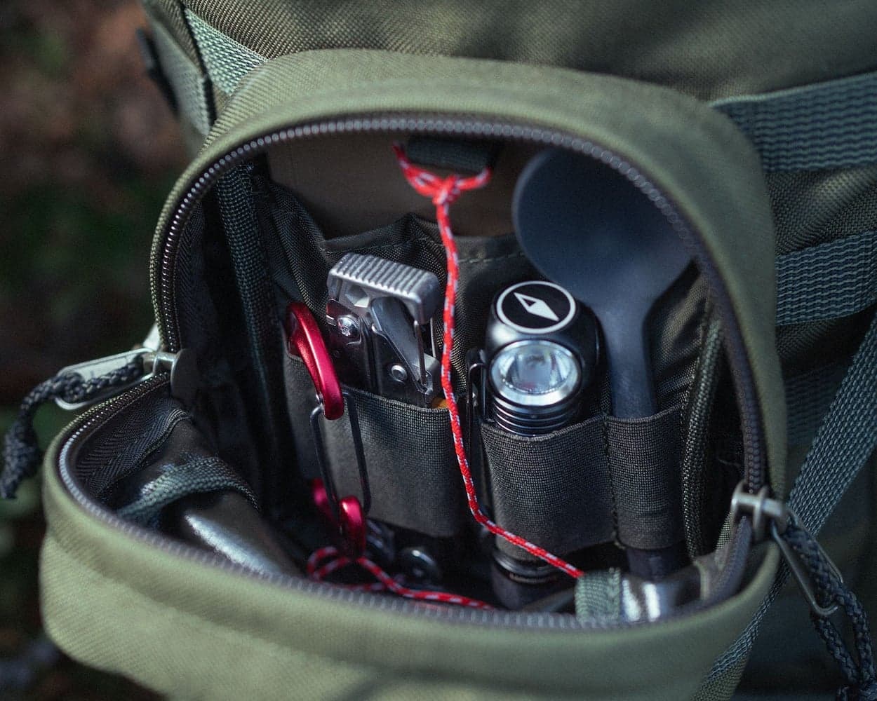 Zipped GP pouch 3x3 säilytyspussi, Brown, view: 6