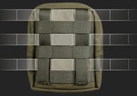 Zipped GP pouch 3x3 säilytyspussi, Brown - view: 1