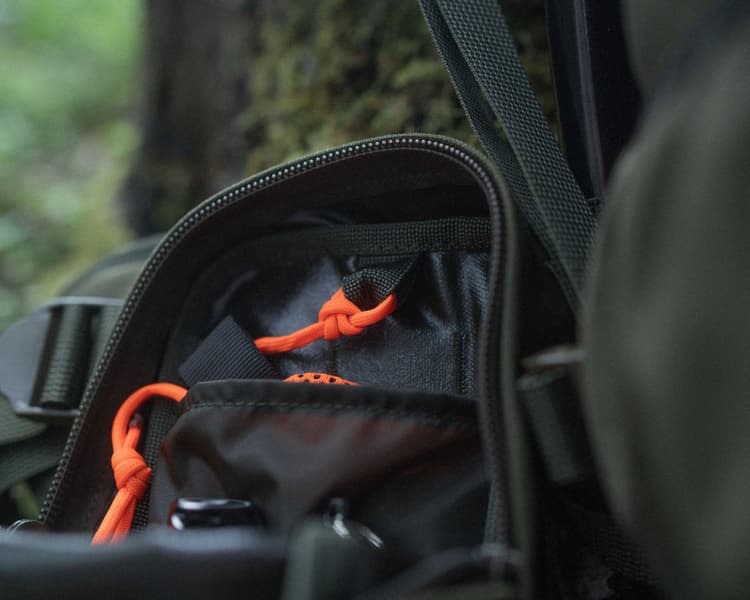 Zipped GP pouch 3x4 säilytyspussi, Black, view: 4