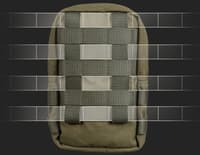 Zipped GP pouch 3x4 säilytyspussi, Green - view: 1