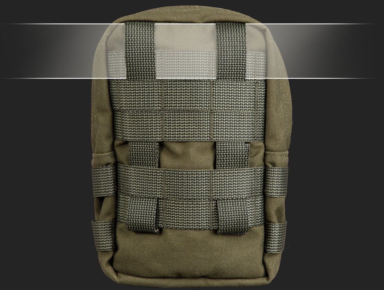 Zipped GP pouch 3x4 säilytyspussi, Brown, view: 2