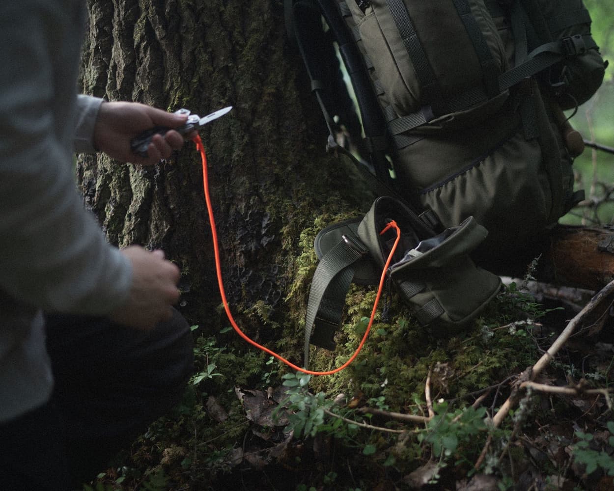 Zipped GP pouch 3x4 säilytyspussi, Brown, view: 5