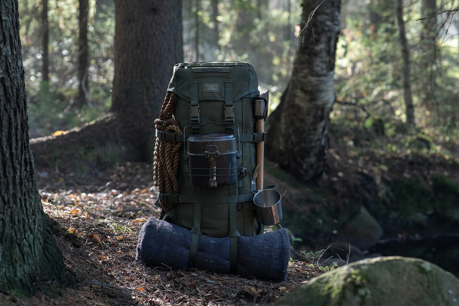 Jääkäri Backpack M reppu, ruskea, view: 6