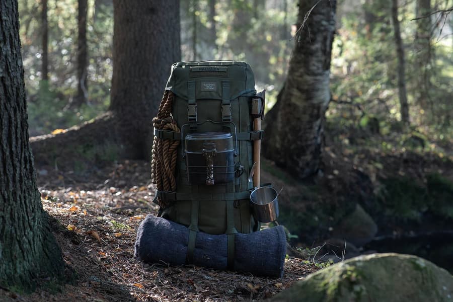 Jääkäri Backpack M reppu, ruskea, view: 6