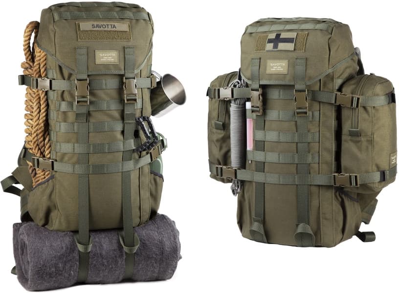 Jääkäri Backpack M reppu, ruskea, view: 3