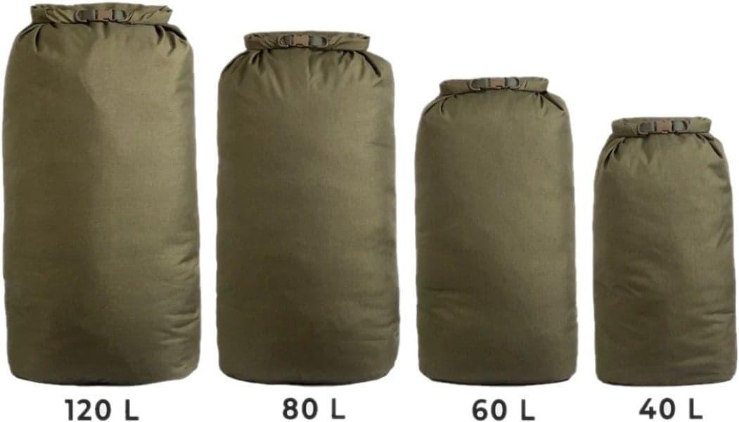 Rolltop Stuffsack 500D pakkauspussi, 40L, musta, view: 3