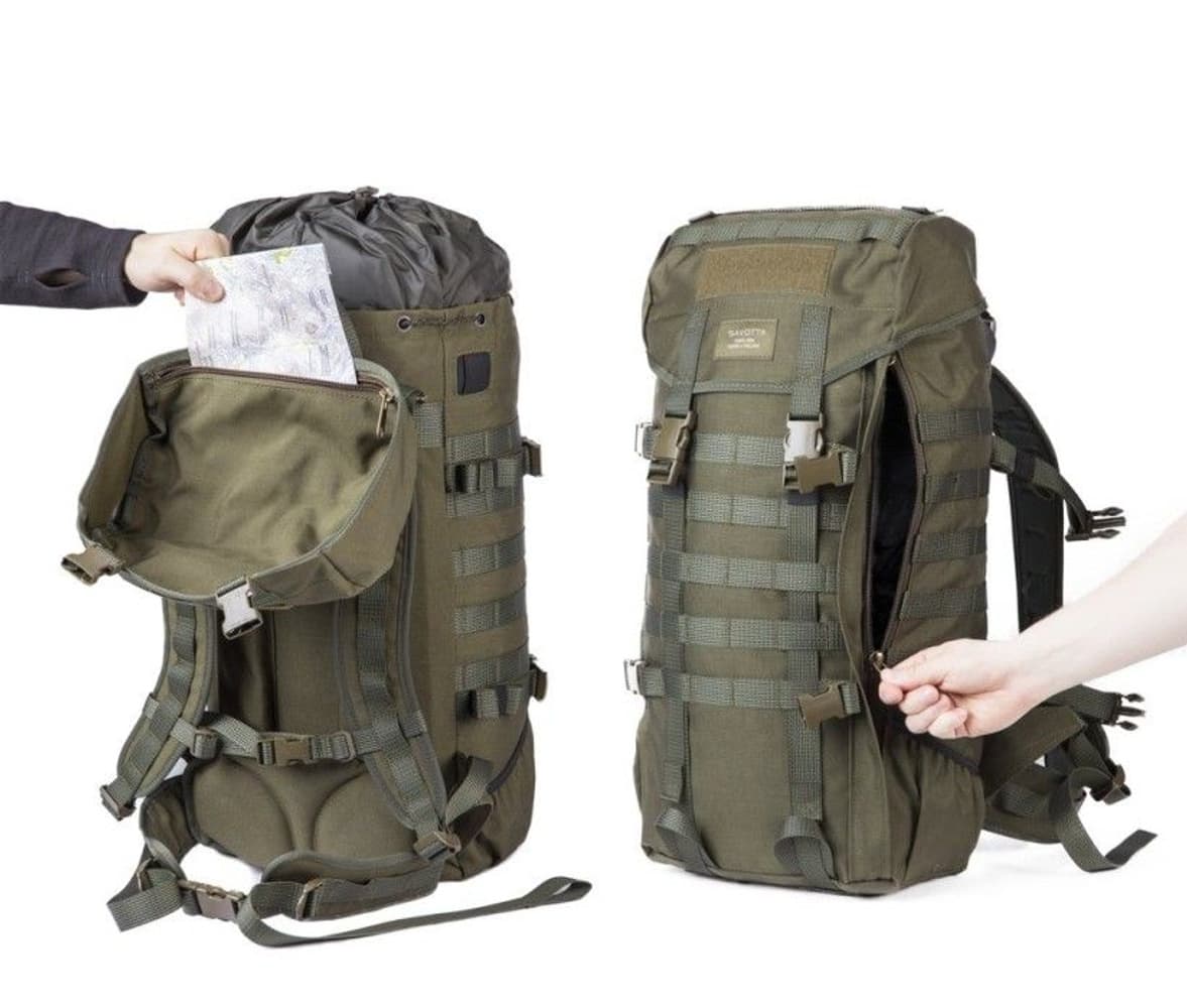 Jääkäri M -reppu 22+8 l musta, view: 3