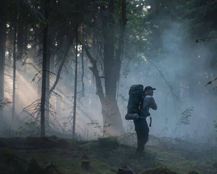 Jääkäri L -rinkka 60 l musta, view: 10