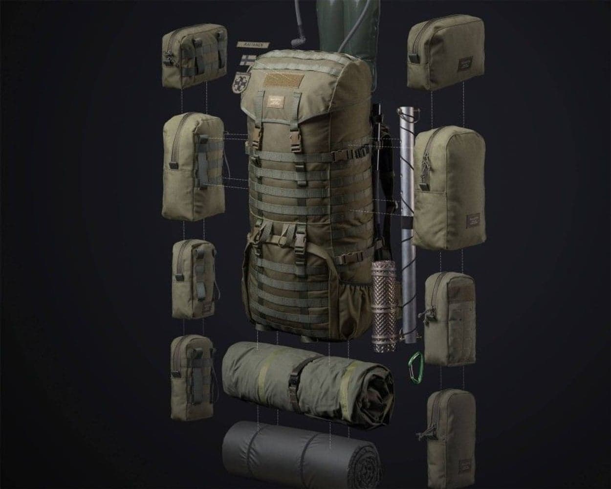 Jääkäri XL -rinkka 70+10 l, view: 4