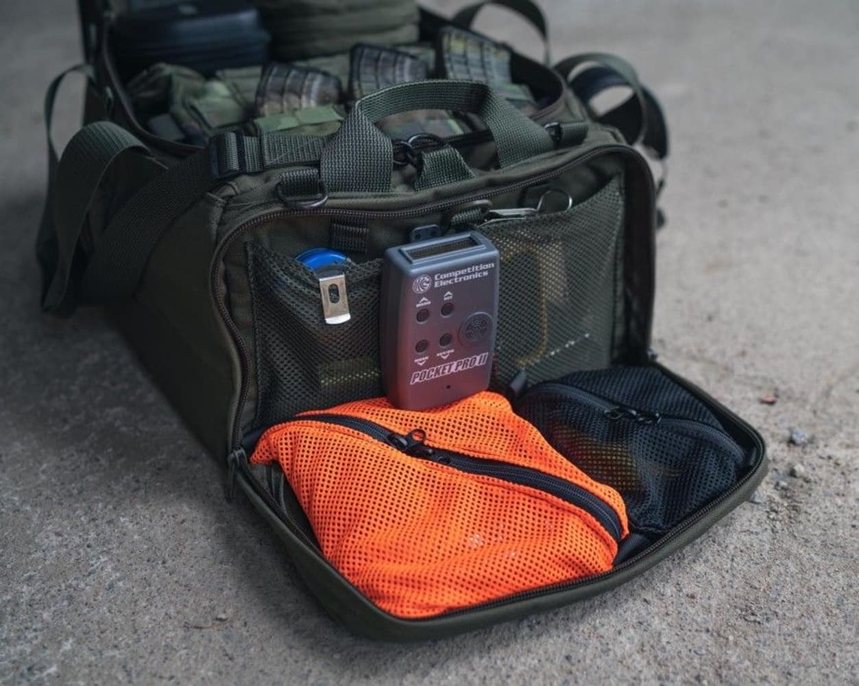 Trinket Pouch, 10x15 cm Hook Back, Black, view: 3