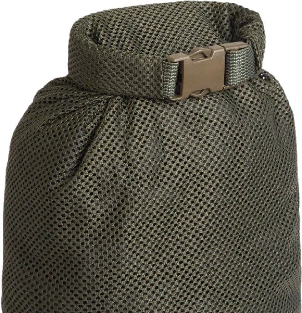 Rolltop Stuffsack Mesh pakkauspussi, 5L, oranssi, view: 2