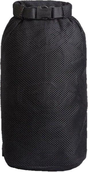 Rolltop Stuffsack Mesh pakkauspussi, 10L, musta, view: 0
