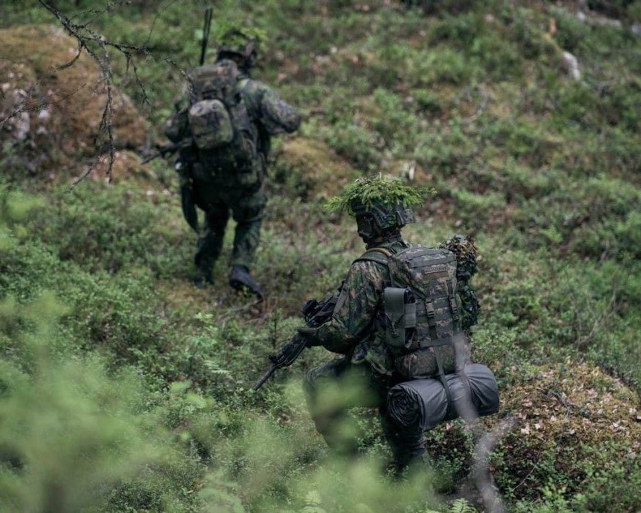 Jääkäri M -reppu 22+8 l camo, view: 5