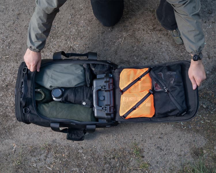 Keikka laukku, 50 L, ruskea, view: 6