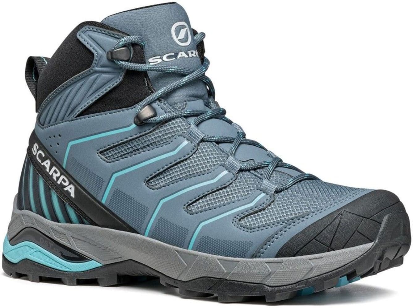 Maverick Mid GTX naisten vaelluskengät, Storm Gray/Aqua, view: 0