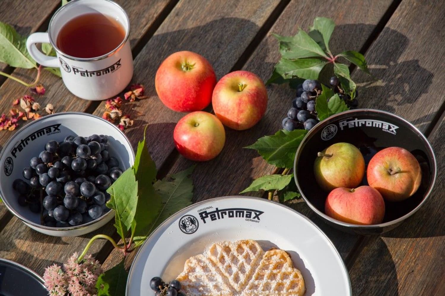 Enamel Bowls 600 ml Black 2-pack, view: 1