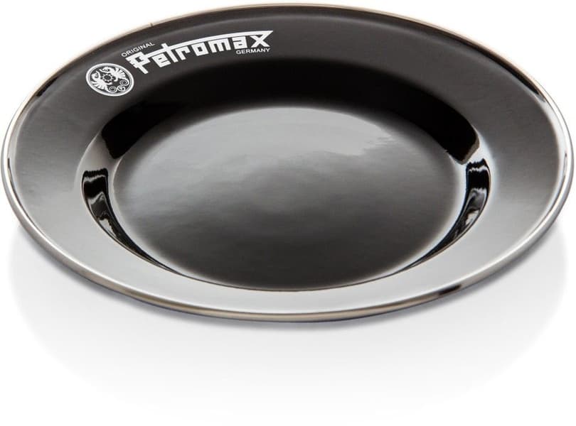 Enamel Plates 22 cm Black 2-pack, view: 0