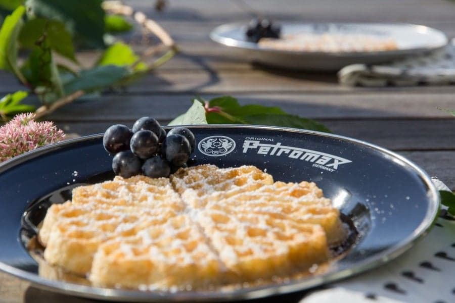 Enamel Plates 22 cm Black 2-pack, view: 2