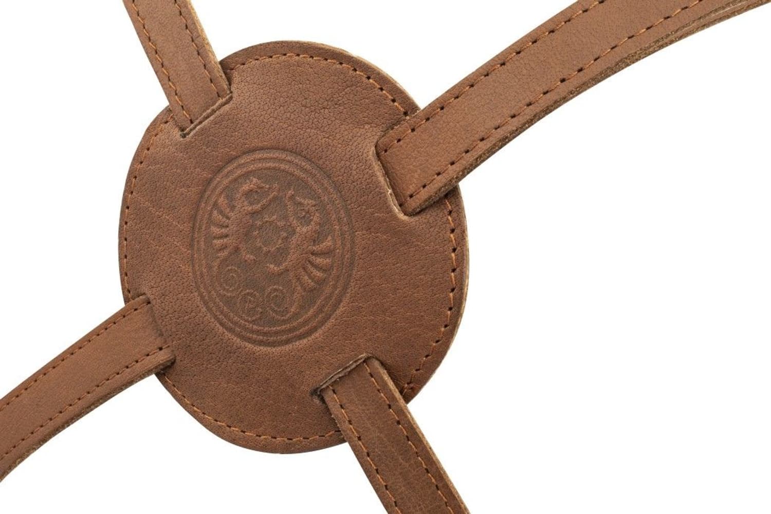 Buffalo Leather Apron with Cross Back Straps, view: 2