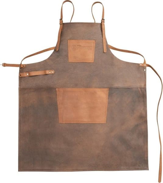 Buffalo Leather Apron with Cross Back Straps, view: 0