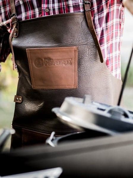 Buffalo Leather Apron with Cross Back Straps, view: 4