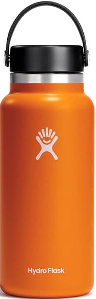 HydroFlask Wide Mouth Flex juomapullo, 946 ml, oranssi, view: 0