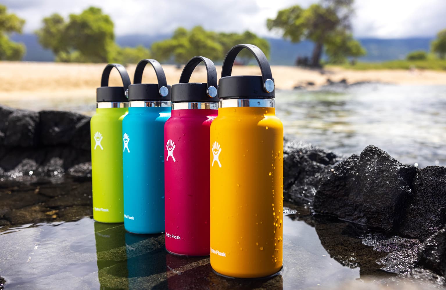 Wide Flex juomapullo 946 ml, Seagrass, view: 1