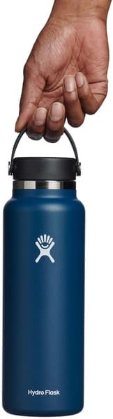 HydroFlask Insulated Wide Mouth Flex juomapullo, 1180 ml, tummansininen, view: 1