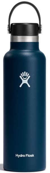 HydroFlask Insulated Standard Mouth Flex juomapullo, 621ml, tummansininen, view: 0