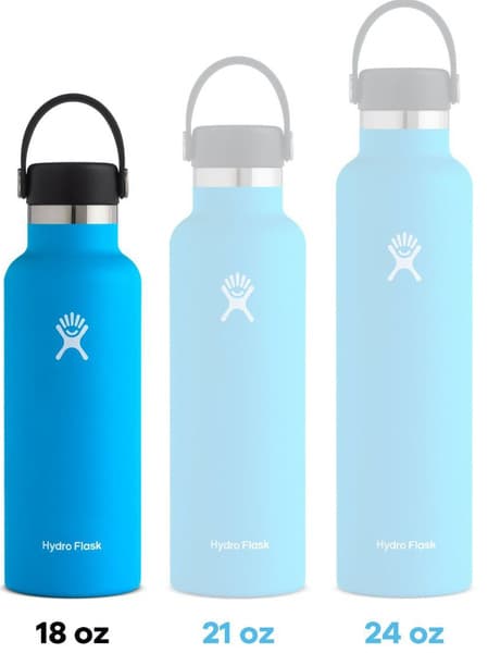 HydroFlask Insulated Standard Mouth Flex juomapullo, 532ml, tummansininen, view: 1
