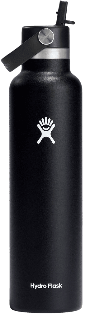 Std Flex Straw eristävä juomapullo, 21oz (621ml), Black, view: 0