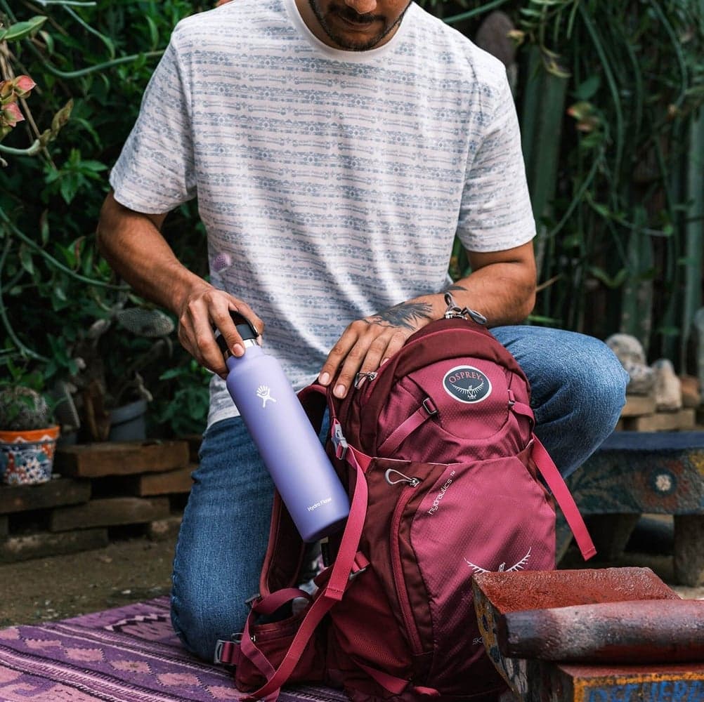 Std Flex Straw juomapullo pillillä, 621 ml, tummansininen, view: 4