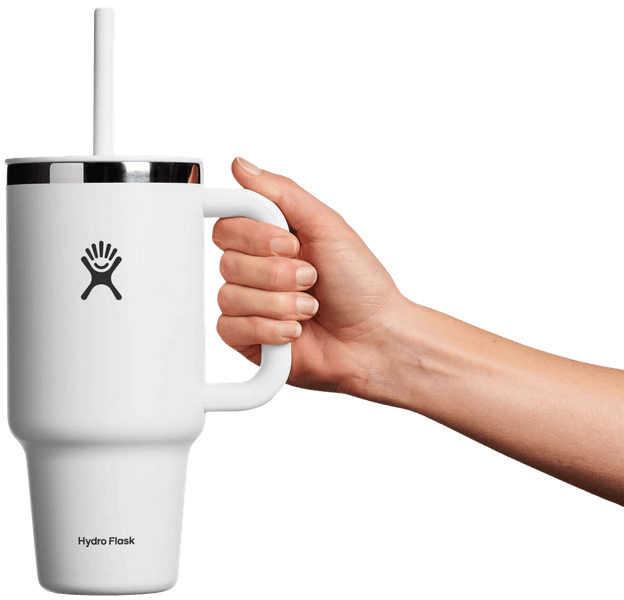 HydroFlask All Around Travel Tumbler 32oz (946ml) termosmuki, White, view: 2