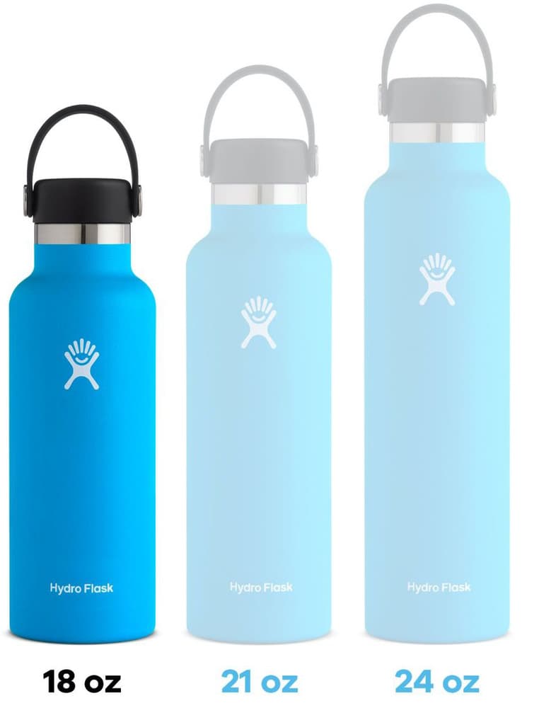 HydroFlask Insulated Standard Mouth Flex juomapullo, 532ml, keltainen, view: 1