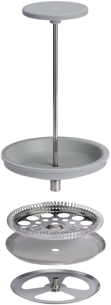 French Coffee Press kahvipuristin, 946 ml, harmaa, view: 3