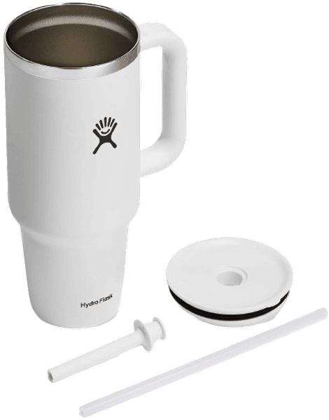 All Around Travel Tumbler muki, 40oz (1180ml), White, view: 4