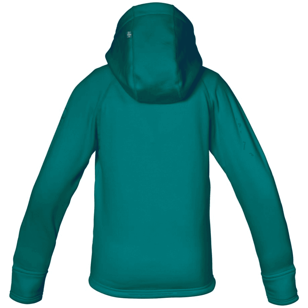 Panda Hoodie Kids Emerald Green, view: 1