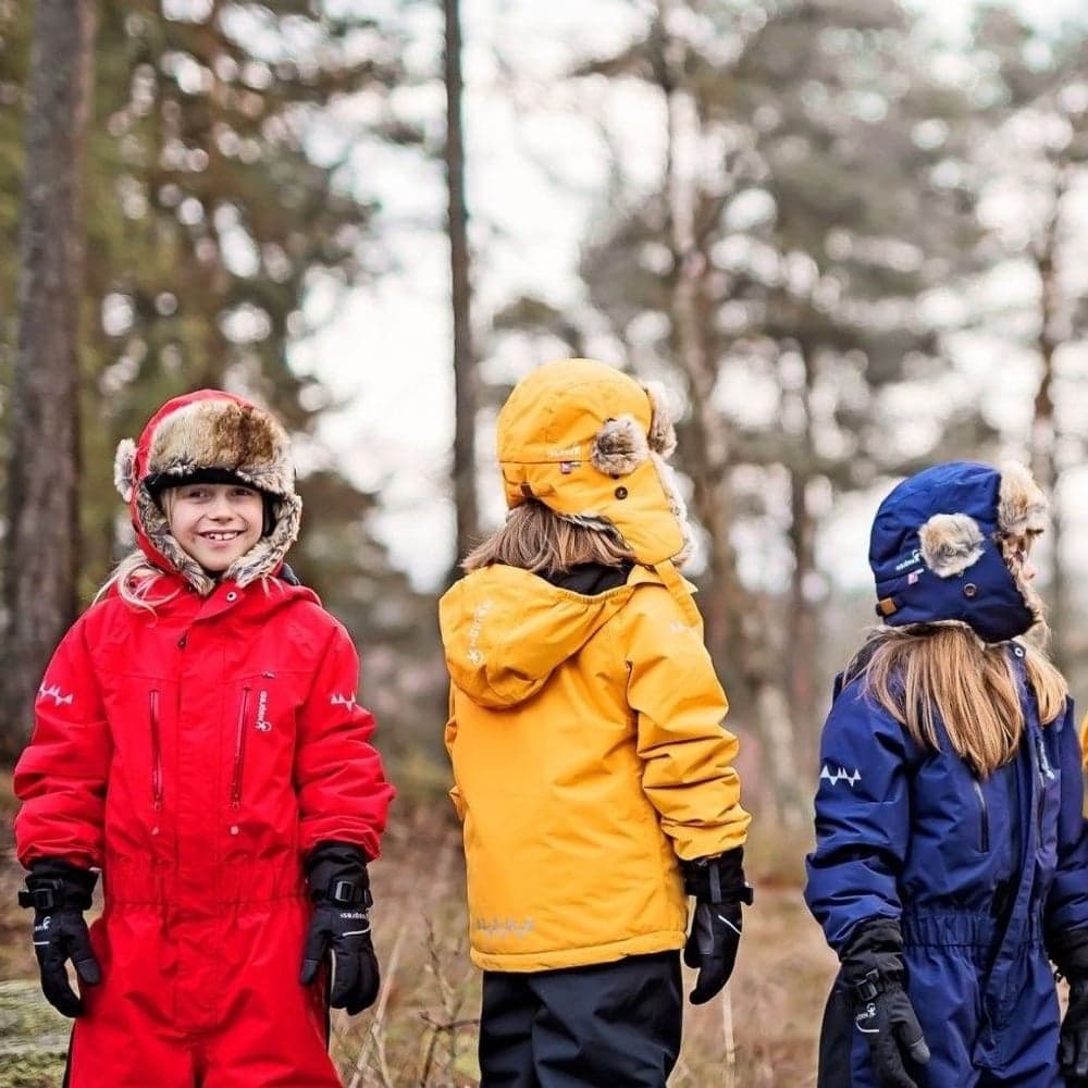 Squirrel Winter Cap lasten talvilakki, punainen, view: 3