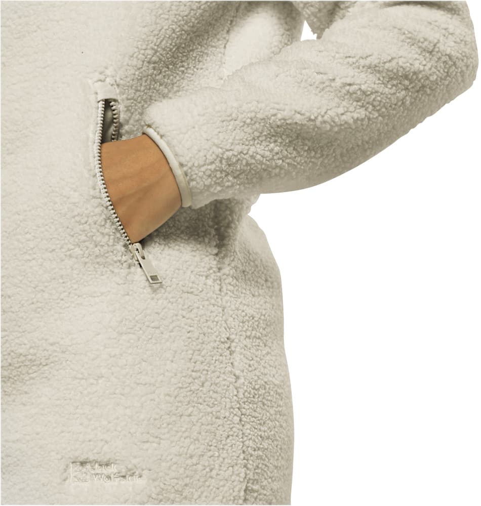 High Curl Coat naisten fleecetakki, Seal, view: 3